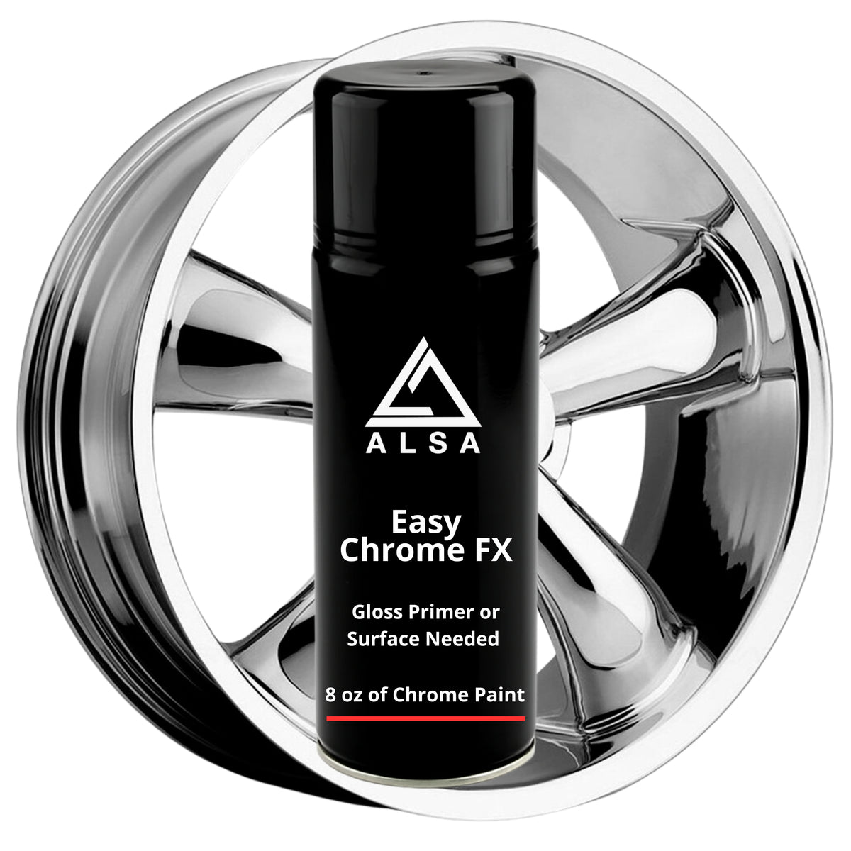 Genuine Alsa Easy Chrome FX  - True Mirror Finish - Scratch Resistant with No Topcoat Needed Guaranteed