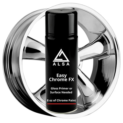 Genuine Alsa Easy Chrome FX  - True Mirror Finish - Scratch Resistant with No Topcoat Needed Guaranteed