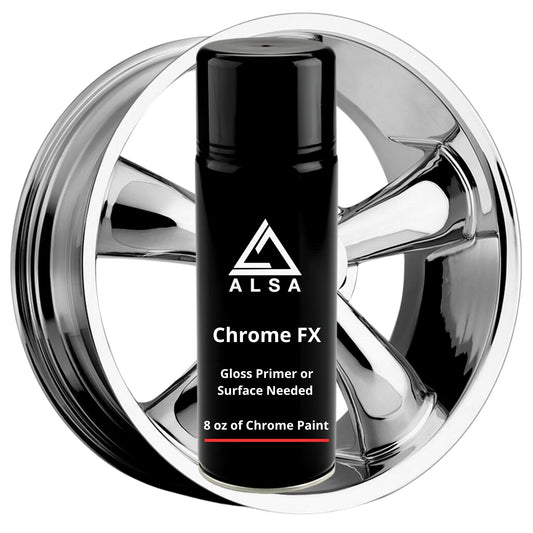 Genuine Alsa Easy Chrome FX  - True Mirror Finish - Scratch Resistant with No Topcoat Needed Guaranteed